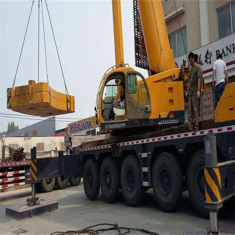 文儒镇当地吊车出租|机器吊装|75吨|工厂搬迁服务